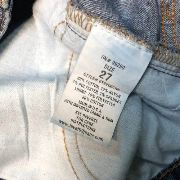 Level 99 Amber Galaxy silver splattered jeans - Picture 10 of 10